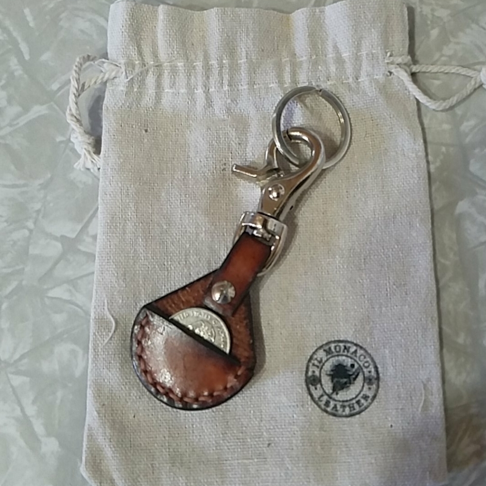 Leather Keychain - Picture 2 of 3